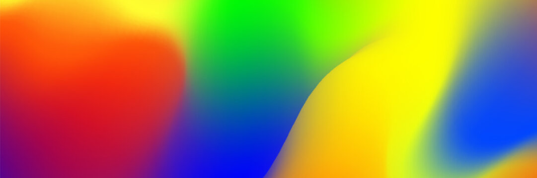 Rainbow spectrum glows with gradient color. Led pastel icons and rgb hues dance across this vivid backdrop full of color, rainbow light and gradient joy.