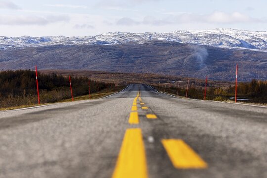 E6 road near Alta, September 2024, Norway