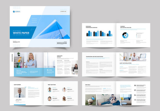 Business White Paper Template Layout