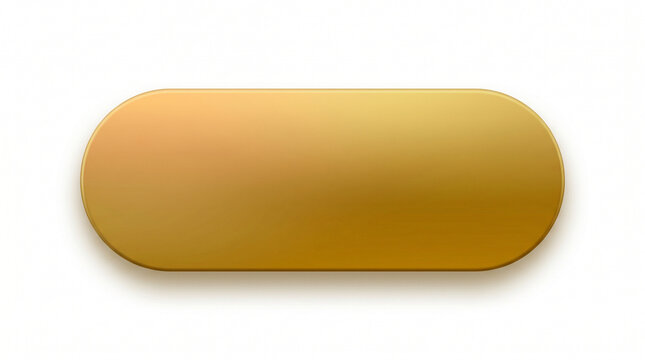 Golden, rounded rectangle, gradient shape, yellow icon