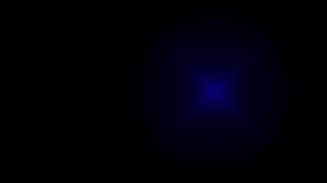 Red Blue Glowing Optical Lens Flare Stars, Police Siren Emergency Light Flash Interface Overlay Loop