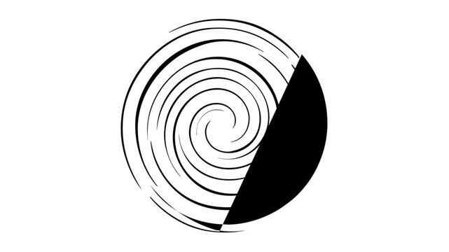 Spinning ground firework vector icon, sleek minimalist illustration of spiral pyrotechnic motion with bold flame shape for party flyers, safety materials, festival decor, and celebration graphics
