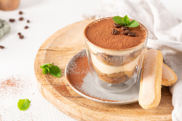 Gourmet Italian Tiramisu Cup with Ladyfingers © anammarques