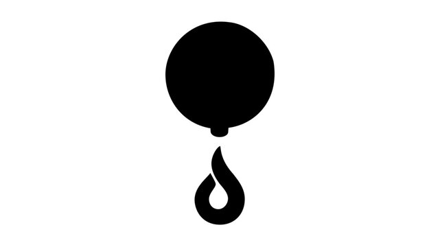Bold black mustard bottle vector icon silhouette with rounded condiment shape, simple picnic dining style, perfect for BBQ sauce menus, grill labels, food apps, and modern cookout graphics