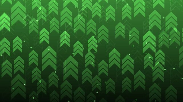 Abstract chevron arrows pattern with repeated geometric shapes and a subtle modern texture animation