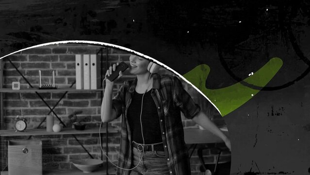 Grunge Punch Hole Transition 06