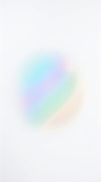 Soft pastel rainbow gradient circle with a blurry and glowing effect