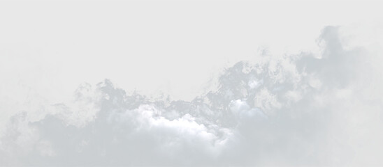 Obraz premium Clouds drifting in a clear sky over a landscape during daylight hours in an setting with no visible landmarks, on a transparent background
