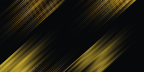 Fototapeta premium Abstract Sport Background with Cyan and Yellow Brush Texture and Halftone Effect. Grunge Background modern vector arts