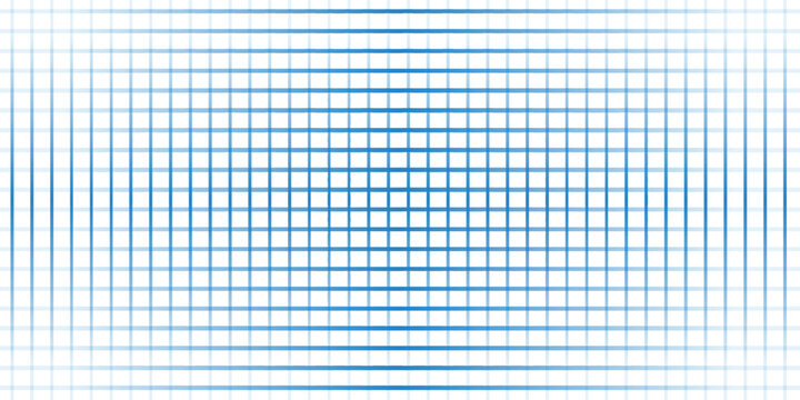 Millimeter grid paper. A lined sheet with an abstract grid background and color graphics. Geometric pattern for school, wallpaper, textures, and notebooks. Empty grid on a white background.