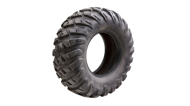 Heavy duty off-road tire with aggressive tread pattern