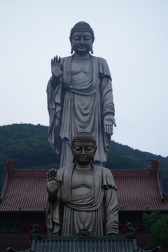 Wuxi Lingshan Temple Statues (Jiangsu, Province, China)