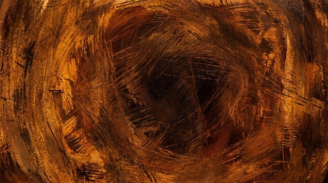 A rough, rust‑colored texture with deep brown and orange tones. The surface appears weathered and corroded, featuring scratches, peeling layers, and uneven patches that give it an aged, metallic look.