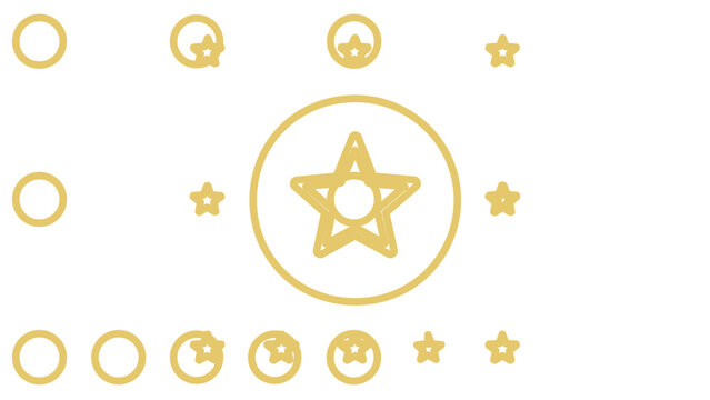 Clean flat vector line icon of a gold medal for sports event graphics, podium results, tournament pages, and champion profile badges.
