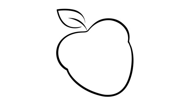 A clean flat vector line icon showing a raspberry cluster, useful for bakery packaging, jam labels, farmers market signs, or nutrition guides.