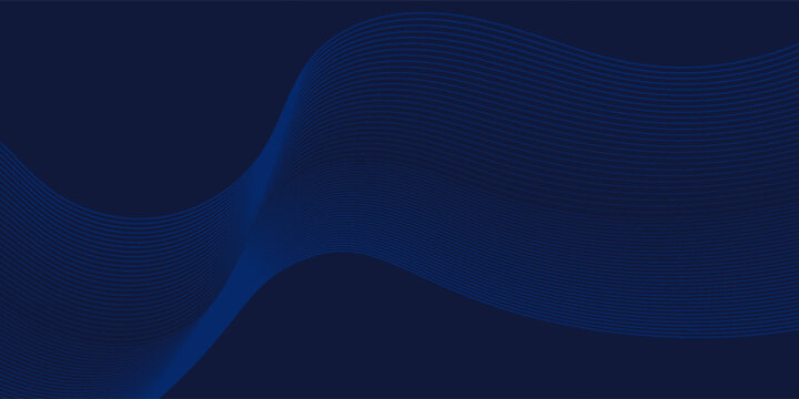 Dark Blue Corporate Grid Background with Subtle Linear Waves abstract vector