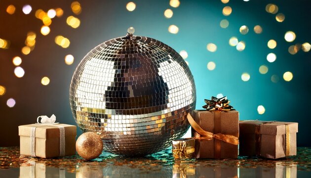 party and disco ball partying club sphere and gifts