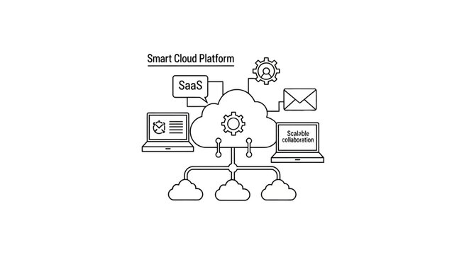 Smart cloud platform for scalable business collaboration