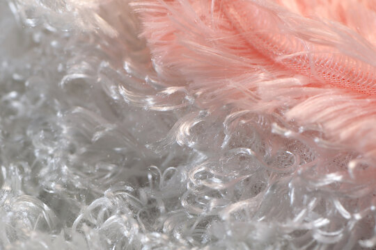 Close-up of a fluffy material background
