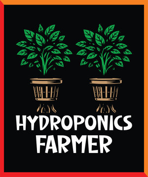 Hydroponics Farming Vector Set &ndash; Indoor Soilless Agriculture, Hydroponic Garden System, Plant Growth Icons Collection