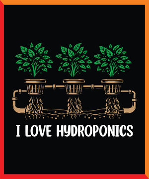 Hydroponics Farming Vector Set &ndash; Indoor Soilless Agriculture, Hydroponic Garden System, Plant Growth Icons Collection