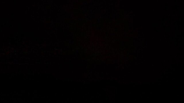 orage de chaleur en pleine nuit