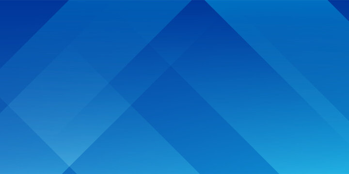 Abstract blue geometric background with dynamic diagonal rectangle shapes and overlay shadow layers. Modern futuristic tech vector pattern for banner design.