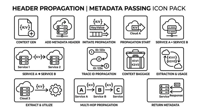 RJ_XL37IV_VF.svg icon depicts metadata workflow with propagation steps and services