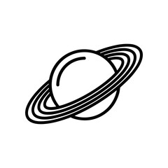 Saturn Planet with Ring System. © merdianingsihrennyul