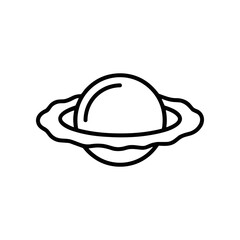 Saturn Planet with Ring System. © merdianingsihrennyul