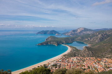 Obraz premium Aerial view of the Lycian Way
