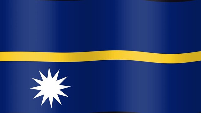 Nauru flag animation graphic background video