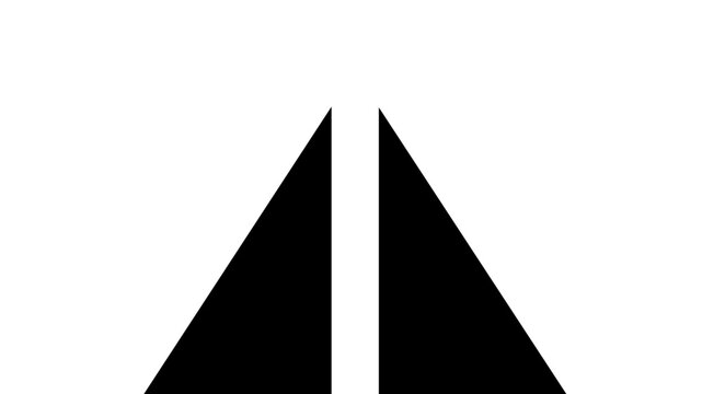 This clean flat vector line icon depicts a minimalist entry gate, ideal for maps, venue access signs, property portals, and security navigation.