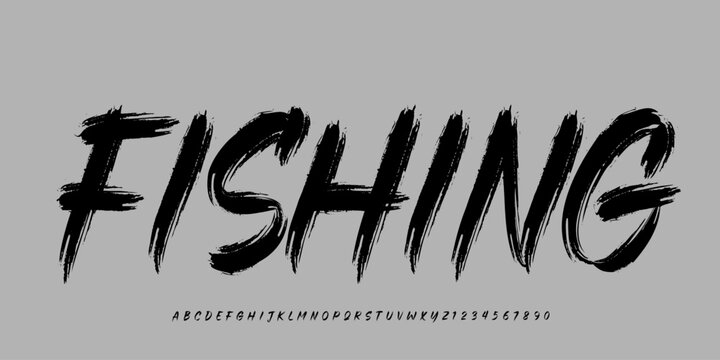 Font Handwritten Signature Monoline Brush Font Type Font lettering handwritten