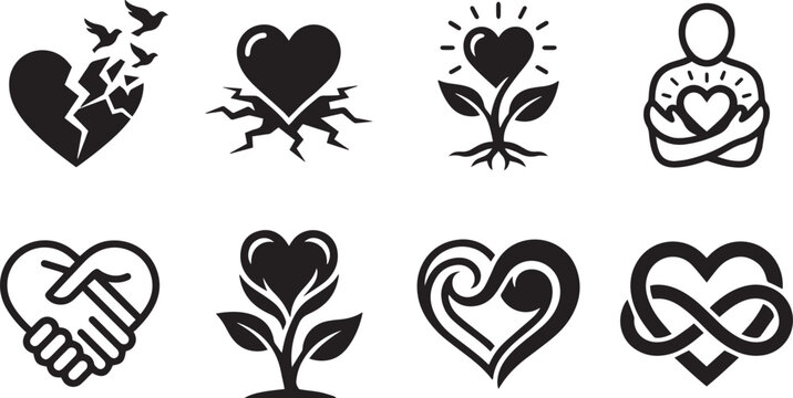 Sunburst and Starburst Bursting Line Vector Elements