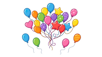 Obraz premium Colorful Balloons Collection