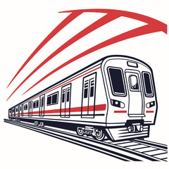 Obraz premium train in motion