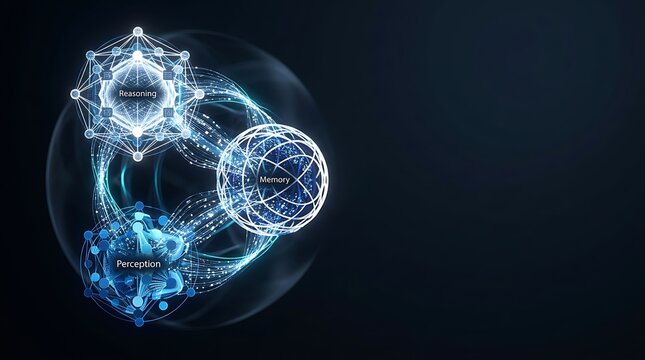 Neural network conceptualizing reasoning memory and perception