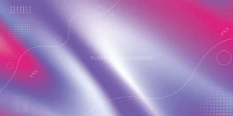 Naklejka premium A vibrant abstract blurred background features smooth color transitions in pink, purple, and blue.eps10