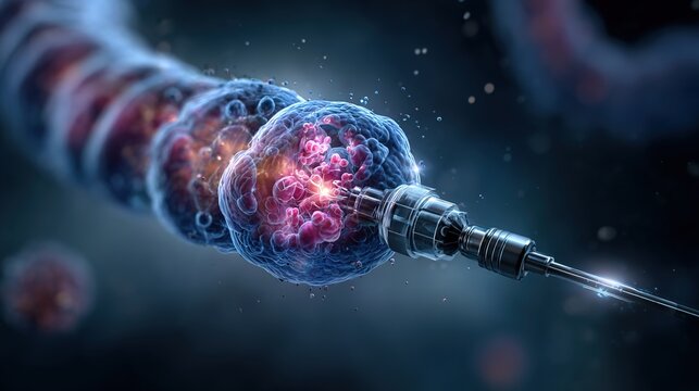Medical 3D illustration of intestinal polyps inside human large intestine, close-up endoscopic view showing benign abnormal tissue growth on colon wall, digestive system disorder, gastrointestinal 