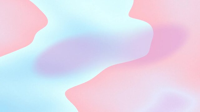 Abstract Fluid Shapes in Pink and Blue Tones