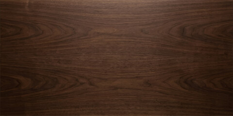 Reddish mahogany walnut wood texture background with soft center highlight and warm abstract grain surface for elegant table backdrop © Fazal
