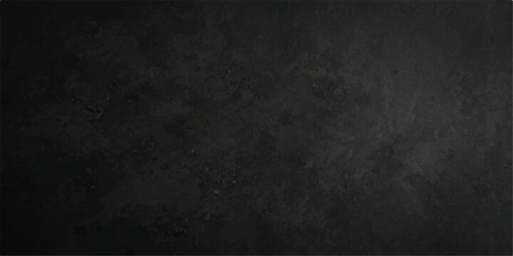 Black chalkboard slate texture background with abstract grunge mineral surface and dark charcoal speckled finish for design backdrop