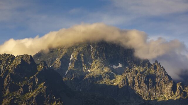 Mountains seen from Strbsk Pleso in Slovakia