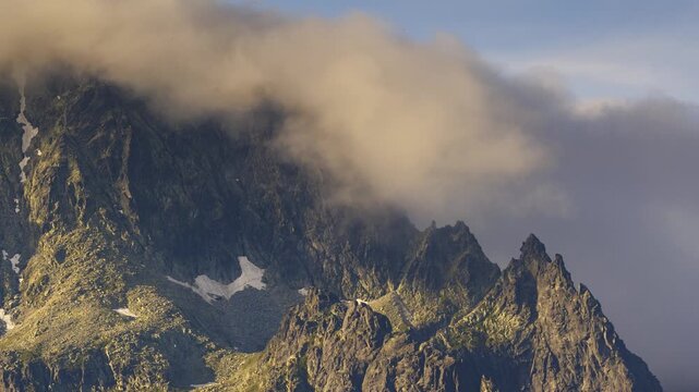 Mountains seen from Strbsk Pleso in Slovakia