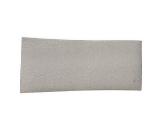 Fototapeta premium Rectangular banner with silver glitter texture and sparkling particles for design isolated on transparent background