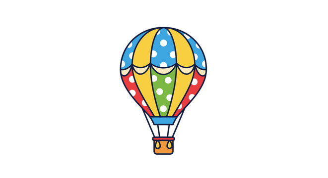 Colorful Hot Air Balloon Toy.