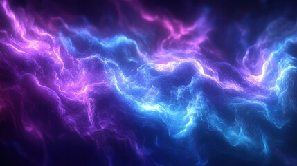 Obraz premium abstract purple and blue nebula background