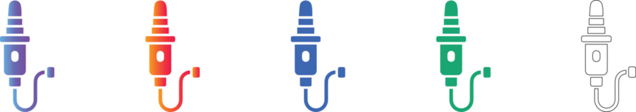 Medical Ultrasonic Probe Icons