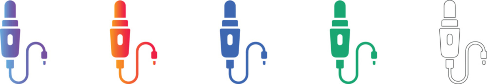 Medical Diagnostic Probe Icons